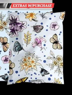 20ct. 10x13 Polymailers Bonus  Random Thank You Cards And Stickers